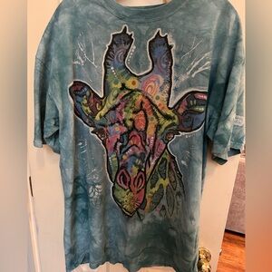 Abstract giraffe tee / XL